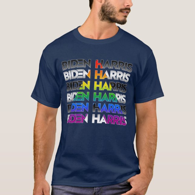 Camiseta Orgulho Aliado Biden Harris (Frente)