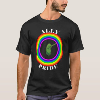 Camiseta Orgulho Aliado Igualdade LGBTQ Arco-íris Lésbica G
