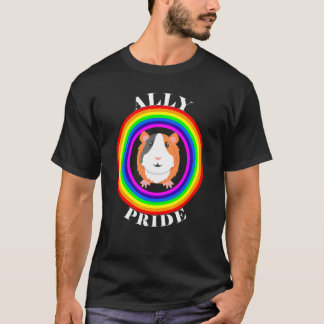 Camiseta Orgulho Aliado Igualdade LGBTQ Arco-íris Lésbica G