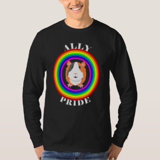 Camiseta Orgulho Aliado Igualdade LGBTQ Arco-íris Lésbica G