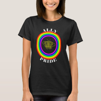 Camiseta Orgulho Aliado Igualdade LGBTQ Arco-íris Lésbica G