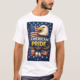 Camiseta Orgulho Americano – Águia Careca & Bandeira dos EU