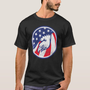 Camiseta Orgulho Americano Águia Independência Dia 4 de J