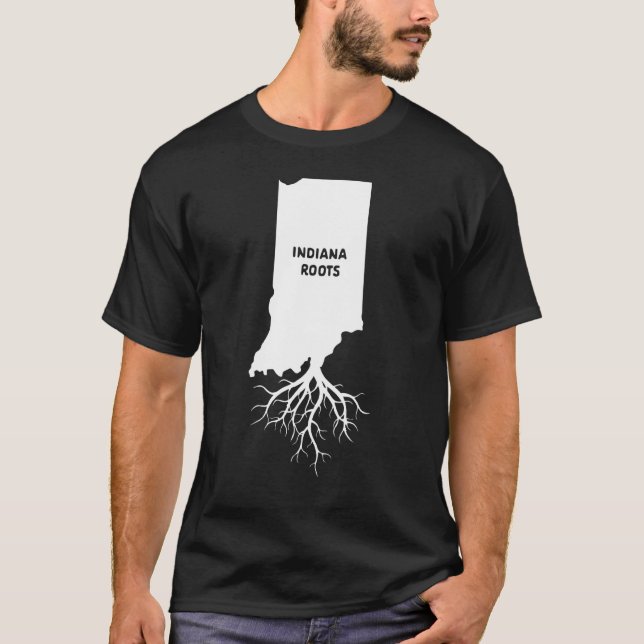 Camiseta Orgulho Americano Cresceu Com Raízes Do Estado De  (Frente)