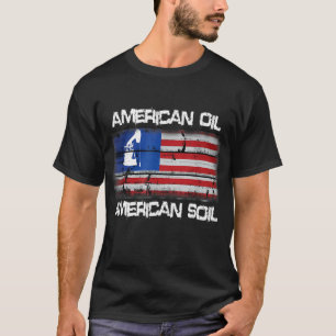 Camiseta Orgulho Americano de Bandeiras do Solo Americano
