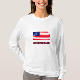 Camiseta Orgulho Americano do Modelo do MUSEUM Zazzle