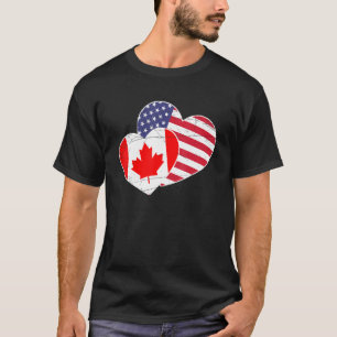 Camiseta Orgulho Americano Sinalizador Norte-Americano Cora