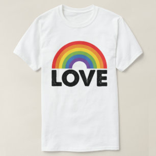 Camiseta Orgulho Amor é Amor Igualdade Gay Arco-íris LGBTQ