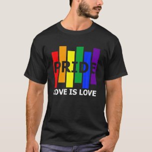 Camiseta Orgulho Amor é LGBT Gay Lésbica Bissexual
