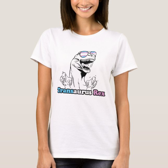 Camiseta Orgulho Animal - Transaurus Rex (Frente)