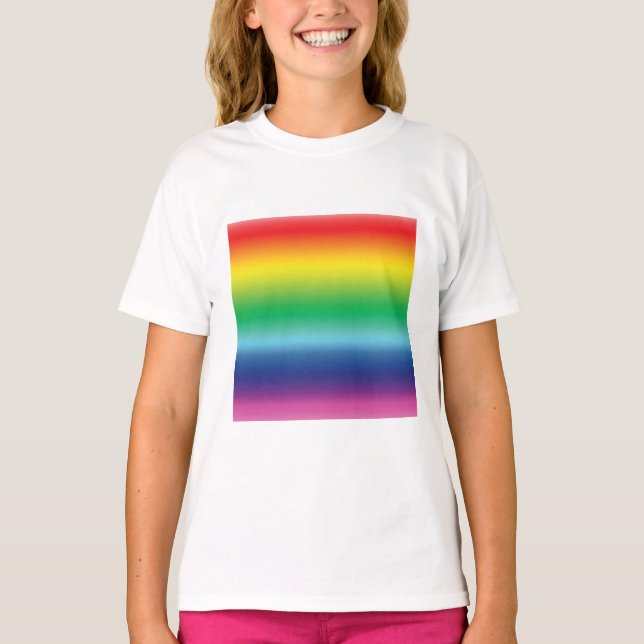 Camiseta Orgulho arco-íris cores lgbtq lgbt gay flag (Frente)
