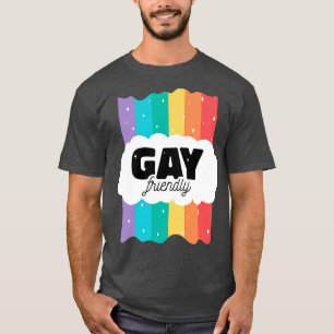 Camiseta Orgulho Arco-Íris de Ally LGBTQ Amiga do gay