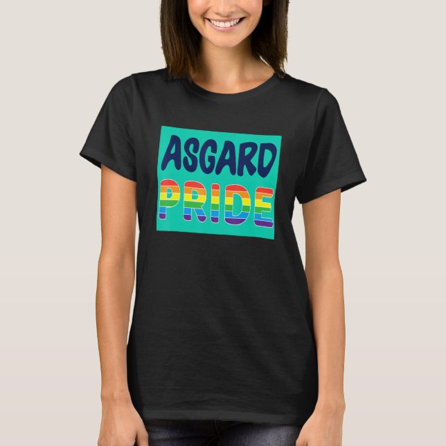 Camiseta Orgulho Arco-íris de Asgard Lgbt Pride 3 (Frente)