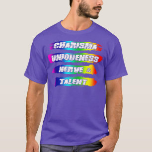 Camiseta Orgulho Arco-Íris de Talento Nervoso Charisma
