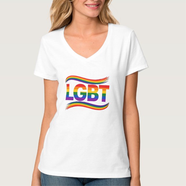 Camiseta Orgulho Arco-íris LGBT (Frente)