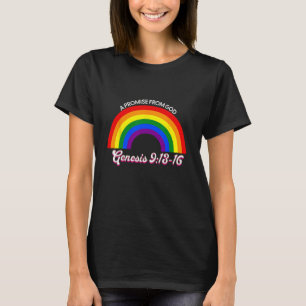 Camiseta Orgulho Arco-íris Promessa de Deus Gênesis 913 Cri
