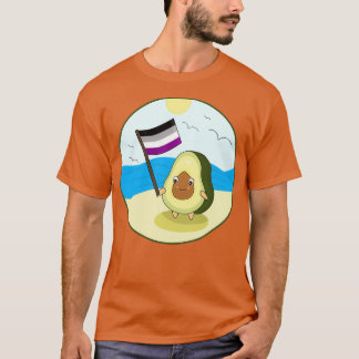 Camiseta Orgulho Asexual Avocado