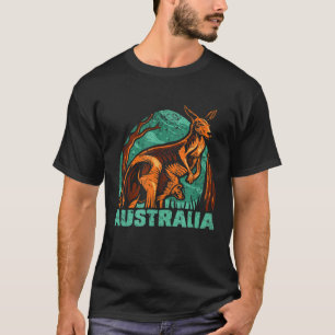 Camiseta Orgulho Australiano Koala Kangaroo Animal Austráli