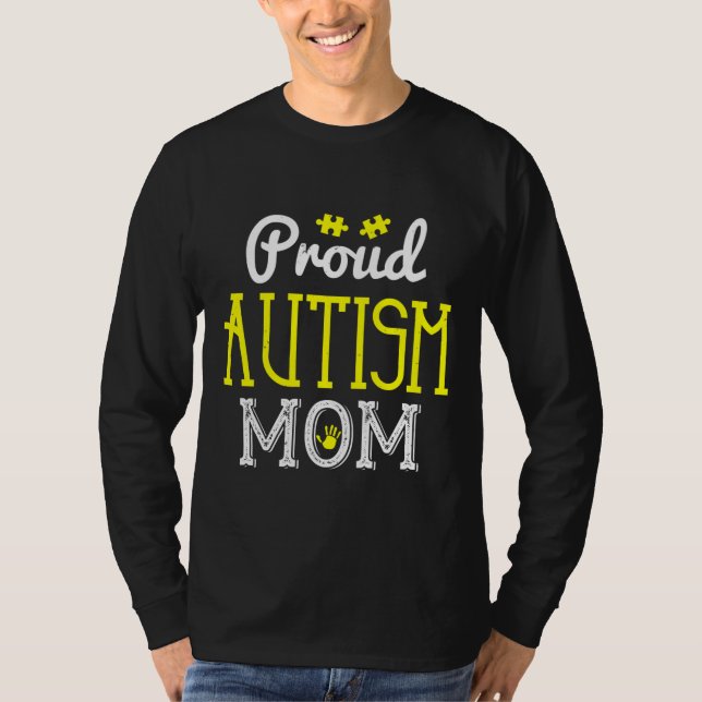 Camiseta Orgulho Autismo Mãe 01 (Frente)