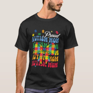 Camiseta Orgulho Autismo Mãe Autismo Quebra-cabeça