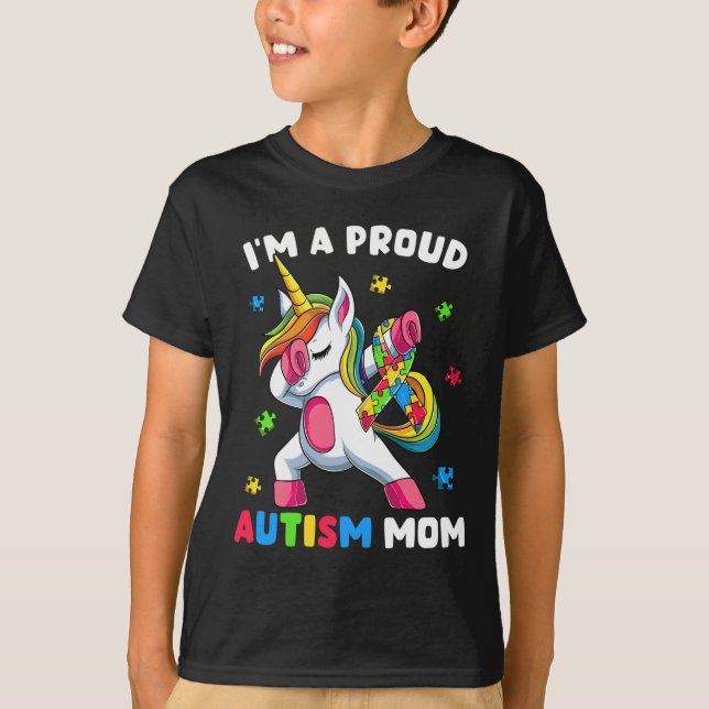 Camiseta Orgulho Autismo Mãe Dab Dance (Frente)