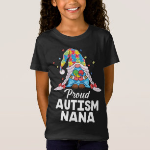 Camiseta Orgulho Autismo Nana Quebra-cabeça Piece Gnomos bo