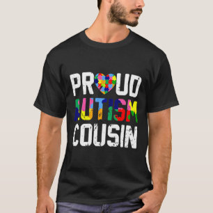 Camiseta Orgulho Autismo Primo Costume Autismo Consciência 