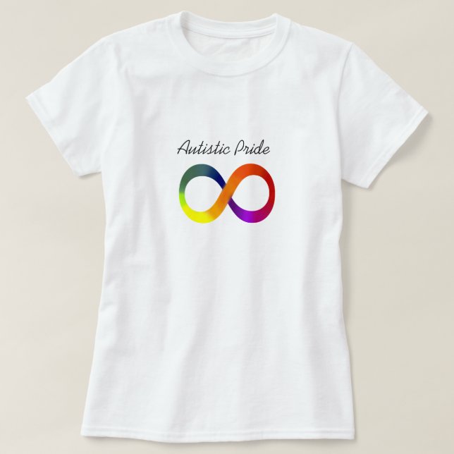 Camiseta Orgulho autístico (Frente do Design)