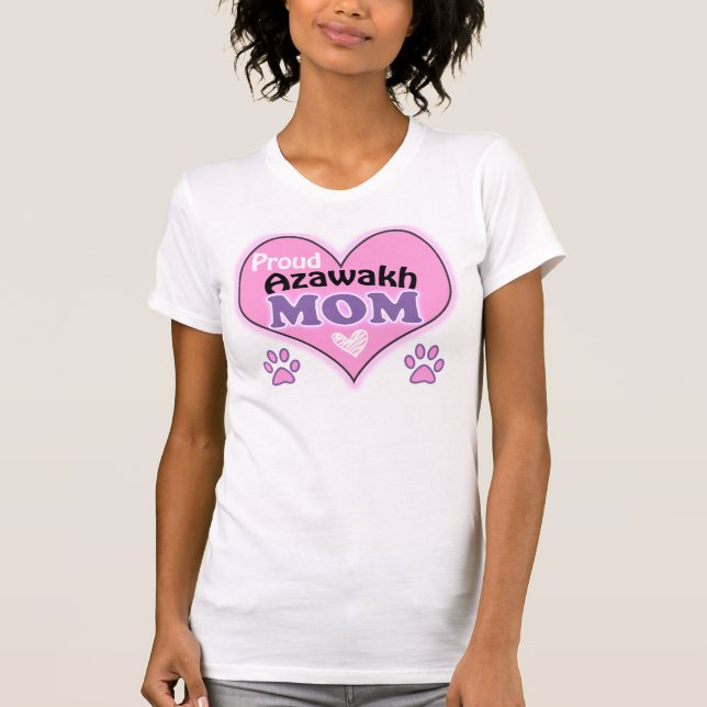 Camiseta Orgulho Azawakh Mãe (Frente)