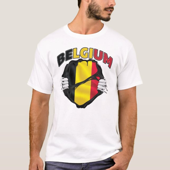 Camiseta Orgulho belga (Frente)