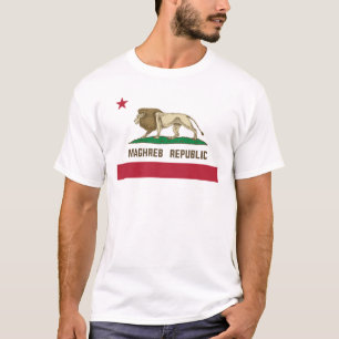Camiseta Orgulho Berbere da Bandeira do Leão da República d