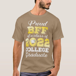 Camiseta Orgulho Bff de 2022 Família de Formandos Universit