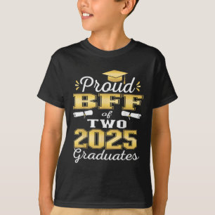 Camiseta Orgulho Bff De Duas Famílias De Graduação De Forma