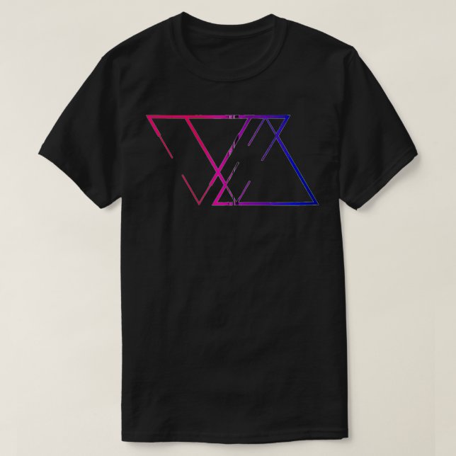 Camiseta Orgulho bissexual de Merch bi de orgulho bissexual (Frente do Design)