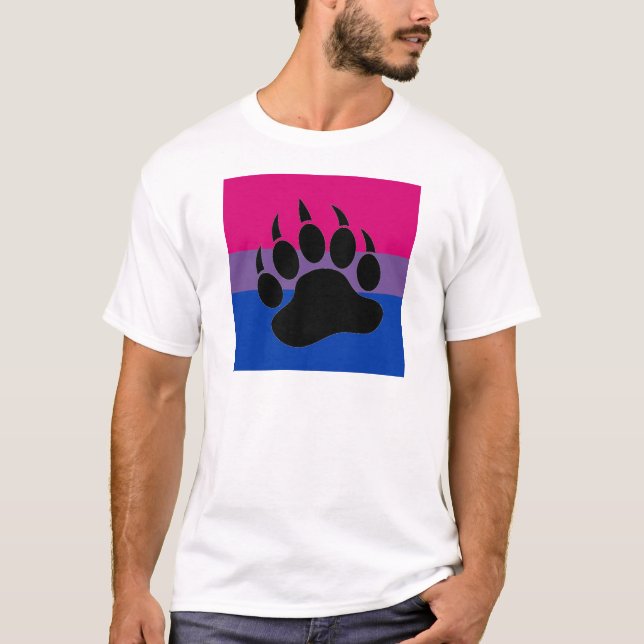 Camiseta Orgulho bissexual do urso (Frente)