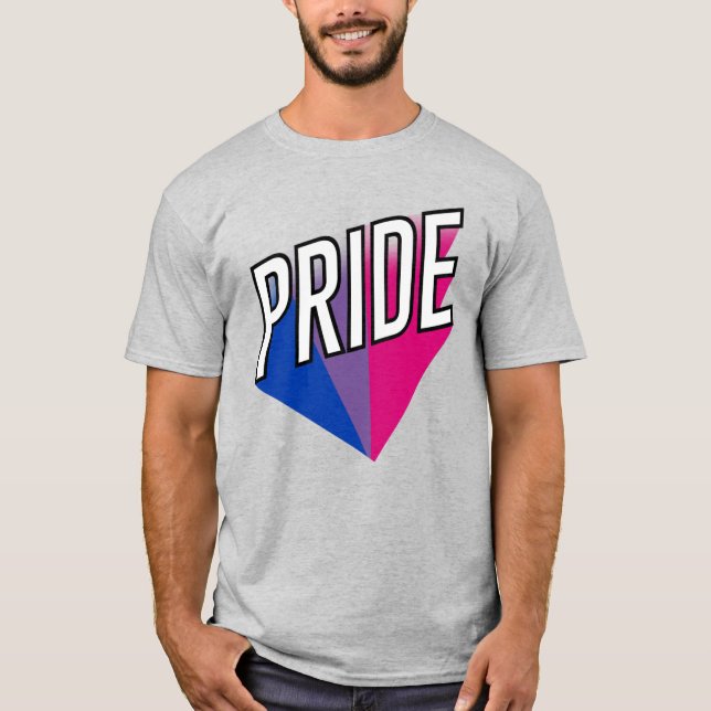 Camiseta Orgulho Bissexual Explode (Frente)