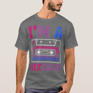 Camiseta Orgulho Bissexual Flag Mitape Men Gay LG lésbica