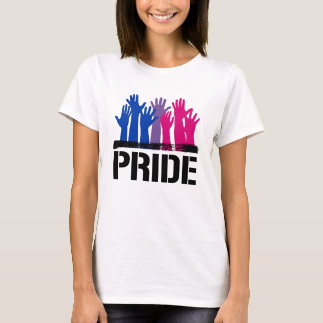 Camiseta Orgulho Bissexual Juntos (Frente)