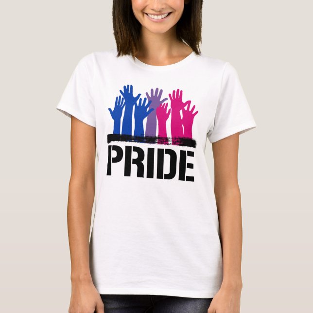 Camiseta Orgulho Bissexual Juntos (Frente)