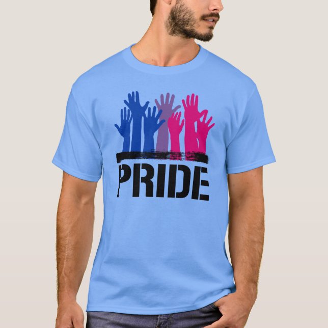 Camiseta Orgulho Bissexual Juntos (Frente)