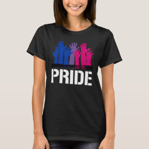 Camiseta Orgulho Bissexual Juntos De T-Shirt