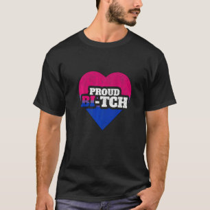 Camiseta Orgulho Bissexual Lgbt Orgulho Bi Tch Queer Nonbin