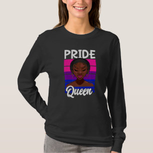 Camiseta Orgulho Bissexual Rainha Lgbt Q Bandeira do Orgulh