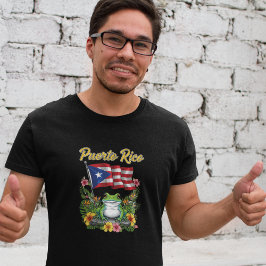 Camiseta Orgulho Boricua Sapo Porto Rico Coquí