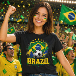 Camiseta Orgulho Brasileiro Torcedor Futebol Brasil