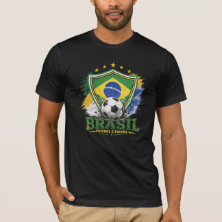Camiseta Orgulho Brasileiro Torcedor Futebol Brasil