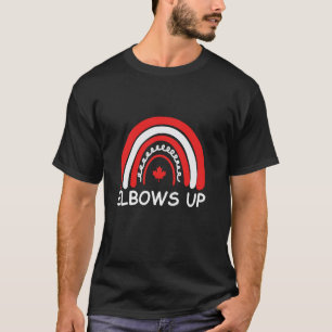 Camiseta Orgulho Canadense Empurra o Espírito Canadense Liv