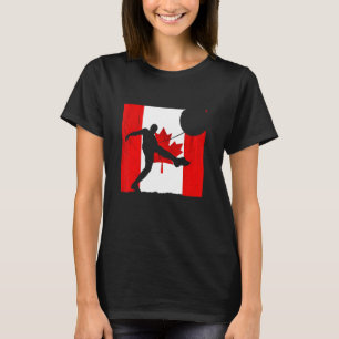 Camiseta Orgulho Canadense Equipe de Futebol do Canadá Folh