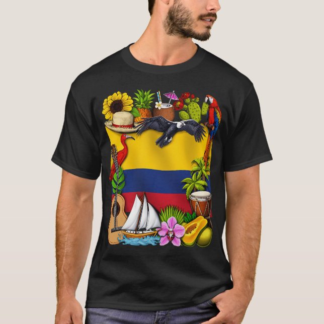 Camiseta Orgulho Colombiano (Frente)