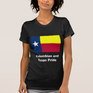 Camiseta Orgulho colombiano e do Texan
